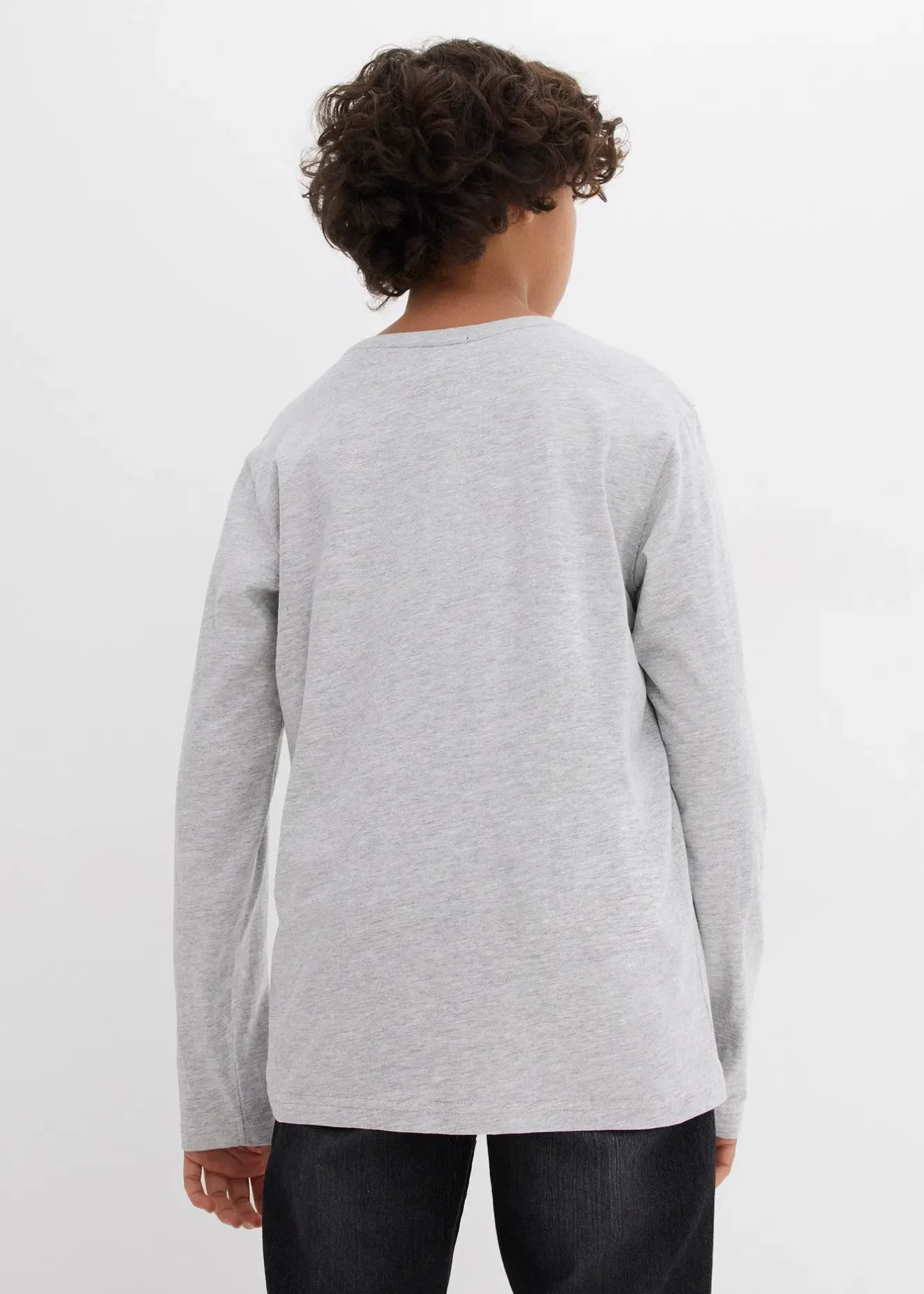 Enfant bonprix Vêtements Enfant|Garçons 9-16 Ans·Lots De 2 Articles Et Plus|Lot de 3 T-shirts manches longues coton