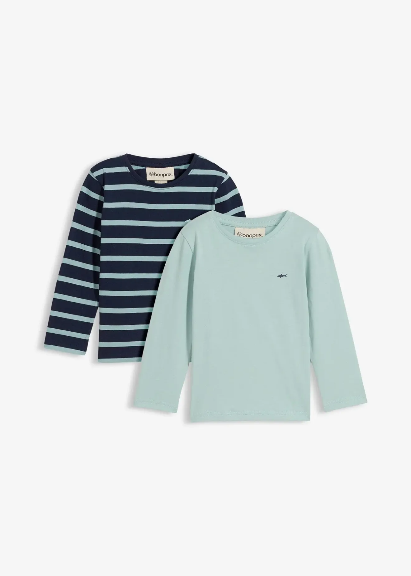 Enfant bonprix Vêtements Enfant|Garçons 2-8 Ans·Lots De 2 Articles Et Plus|Lot de 2 T-shirts manches longues 100% coton