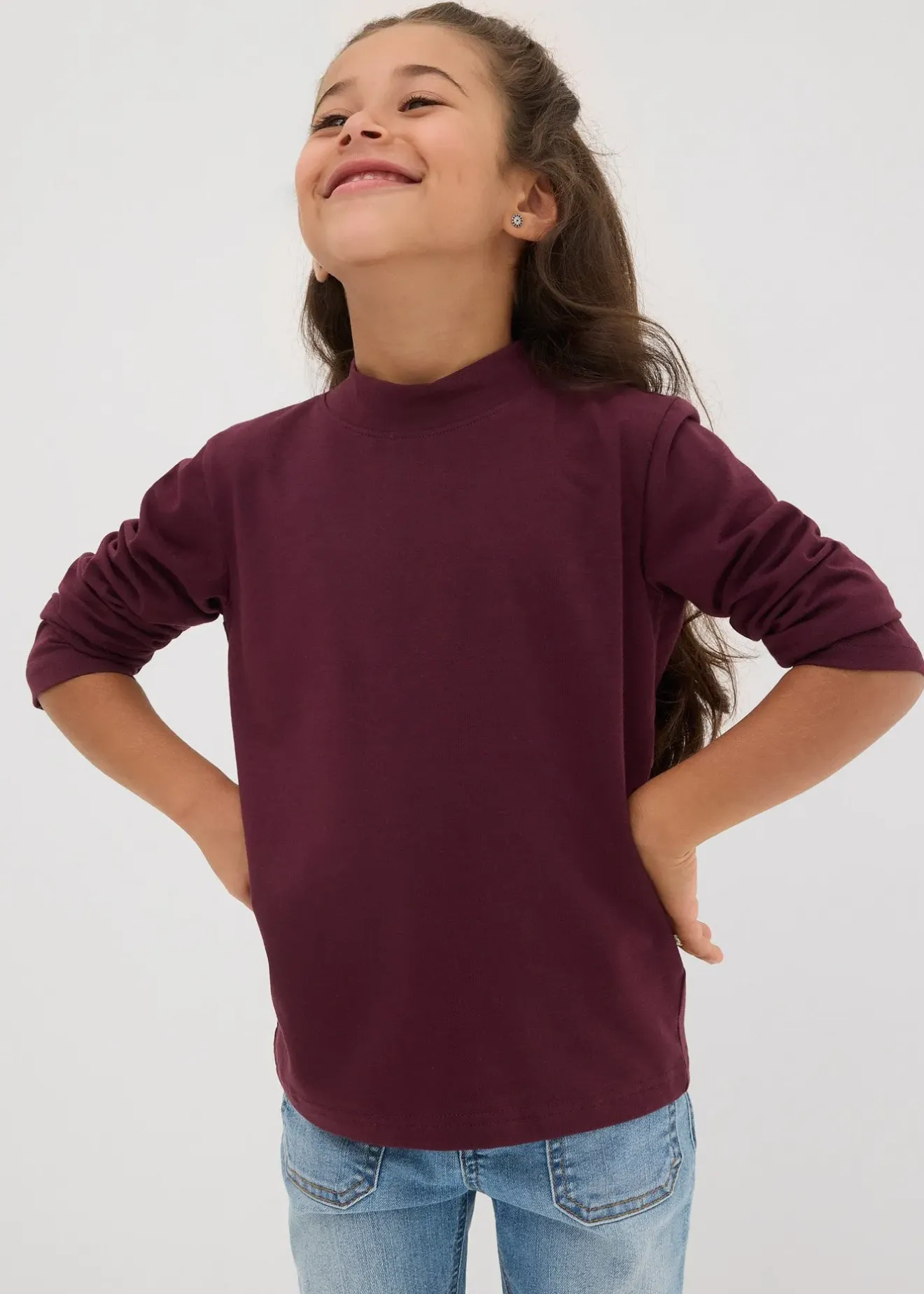Enfant bonprix Vêtements Enfant|Filles 2-8 Ans·Lot De 2 Articles Et Plus|Lot de 2 T-shirts manches longues en coton extensible
