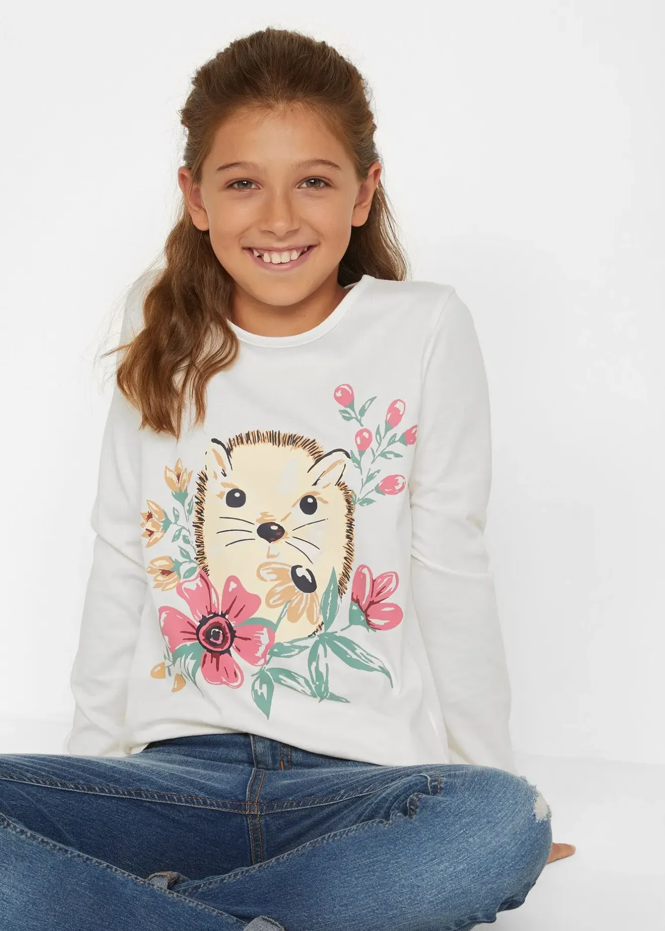 Enfant bonprix Vêtements Enfant|Filles 9-16 Ans·Lot De 2 Articles Et Plus|Lot de 2 T-shirts manches longues 100% coton