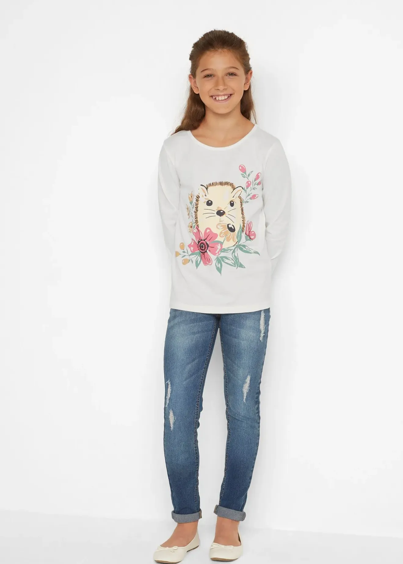 Enfant bonprix Vêtements Enfant|Filles 9-16 Ans·Lot De 2 Articles Et Plus|Lot de 2 T-shirts manches longues 100% coton
