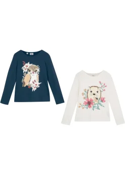 Enfant bonprix Vêtements Enfant|Filles 9-16 Ans·Lot De 2 Articles Et Plus|Lot de 2 T-shirts manches longues 100% coton