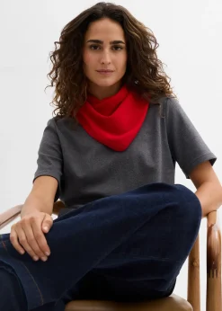 bonprix Lot de 2 T-shirts épais en jersey 100% coton|Femme Basiques|T-Shirts & Tops