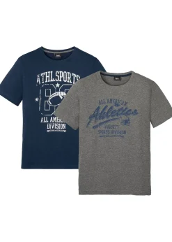 bonprix Lot de 2 T-shirts regular|Homme T-Shirts & Polos