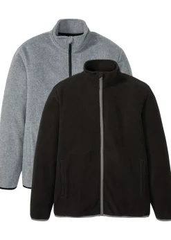 Homme bonprix Vêtements Thermiques|Vêtements De Plein Air|Lot de 2 vestes en polaire