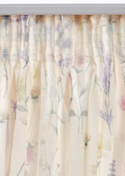 bonprix Lot de 2 voilages à l'imprimé floral| Salon·Rideaux & Voilages|Voilages