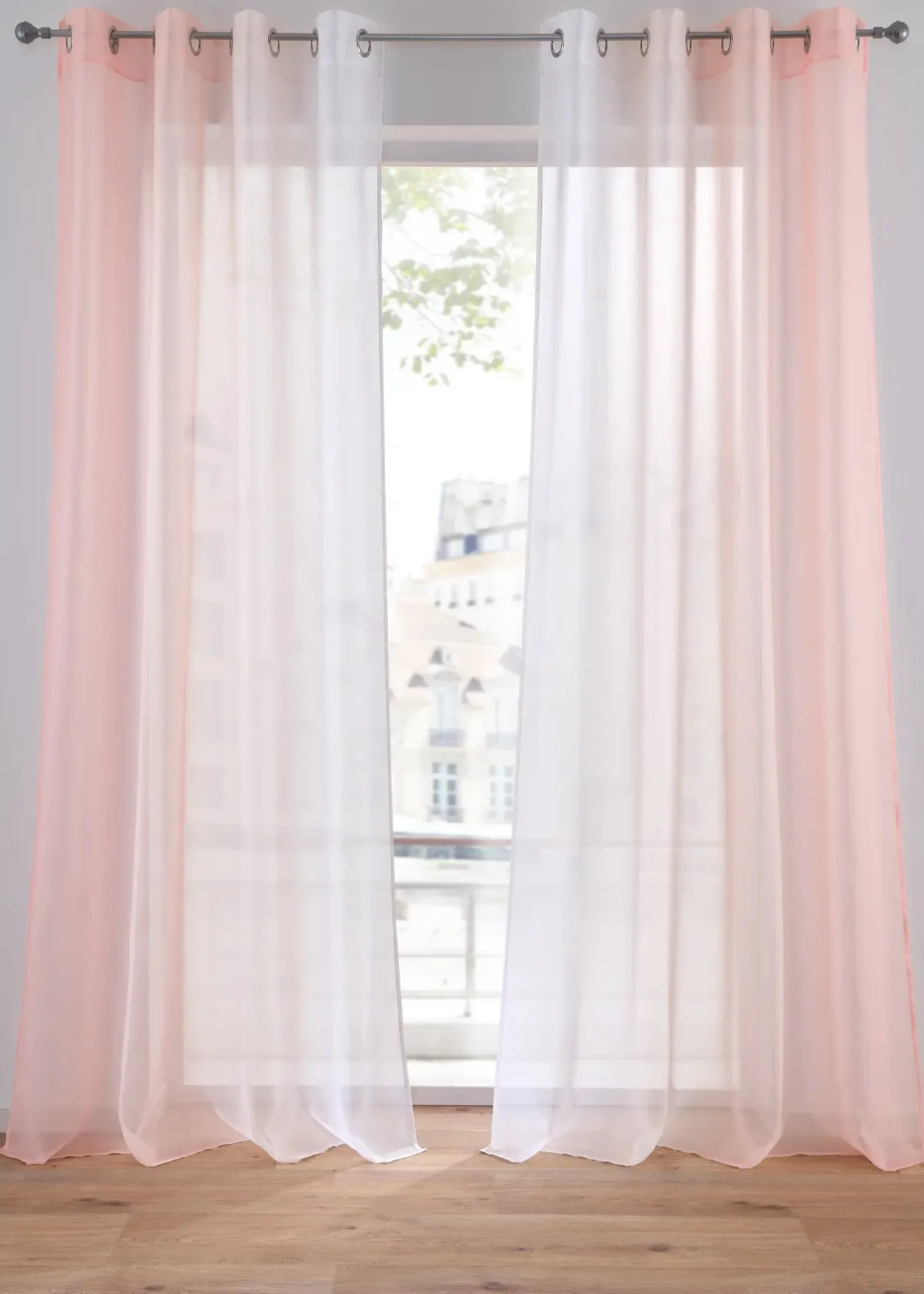 bonprix Lot de 2 voilages en tissu léger, aussi en XXL| Salle À Manger·Voilages & Stores Bateaux|Salon·Rideaux & Voilages