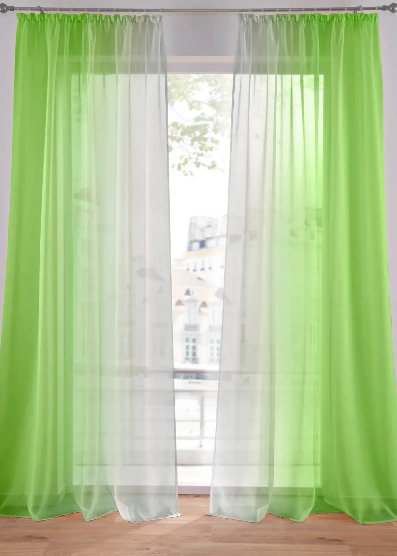 bonprix Salle À Manger·Voilages & Stores Bateaux|Salon·Rideaux & Voilages|Lot de 2 voilages en tissu léger, aussi en XXL