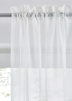 bonprix Lot de 2 voilages en tissu léger avec coulisse passe-tringle| Salle À Manger·Voilages & Stores Bateaux|Salon·Rideaux & Voilages