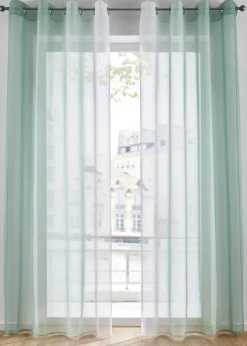 bonprix Lot de 2 voilages en tissu léger, aussi en XXL| Salle À Manger·Voilages & Stores Bateaux|Salon·Rideaux & Voilages