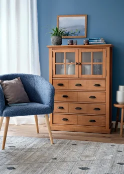 bonprix Salle À Manger·Voilages & Stores Bateaux|Salon·Rideaux & Voilages|Lot de 2 voilages en tissu léger avec coulisse passe-tringle