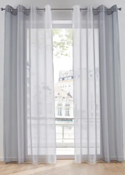 bonprix Salle À Manger·Voilages & Stores Bateaux|Salon·Rideaux & Voilages|Lot de 2 voilages en tissu léger, aussi en XXL