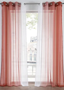 bonprix Salle À Manger·Voilages & Stores Bateaux|Salon·Rideaux & Voilages|Lot de 2 voilages en tissu léger, aussi en XXL