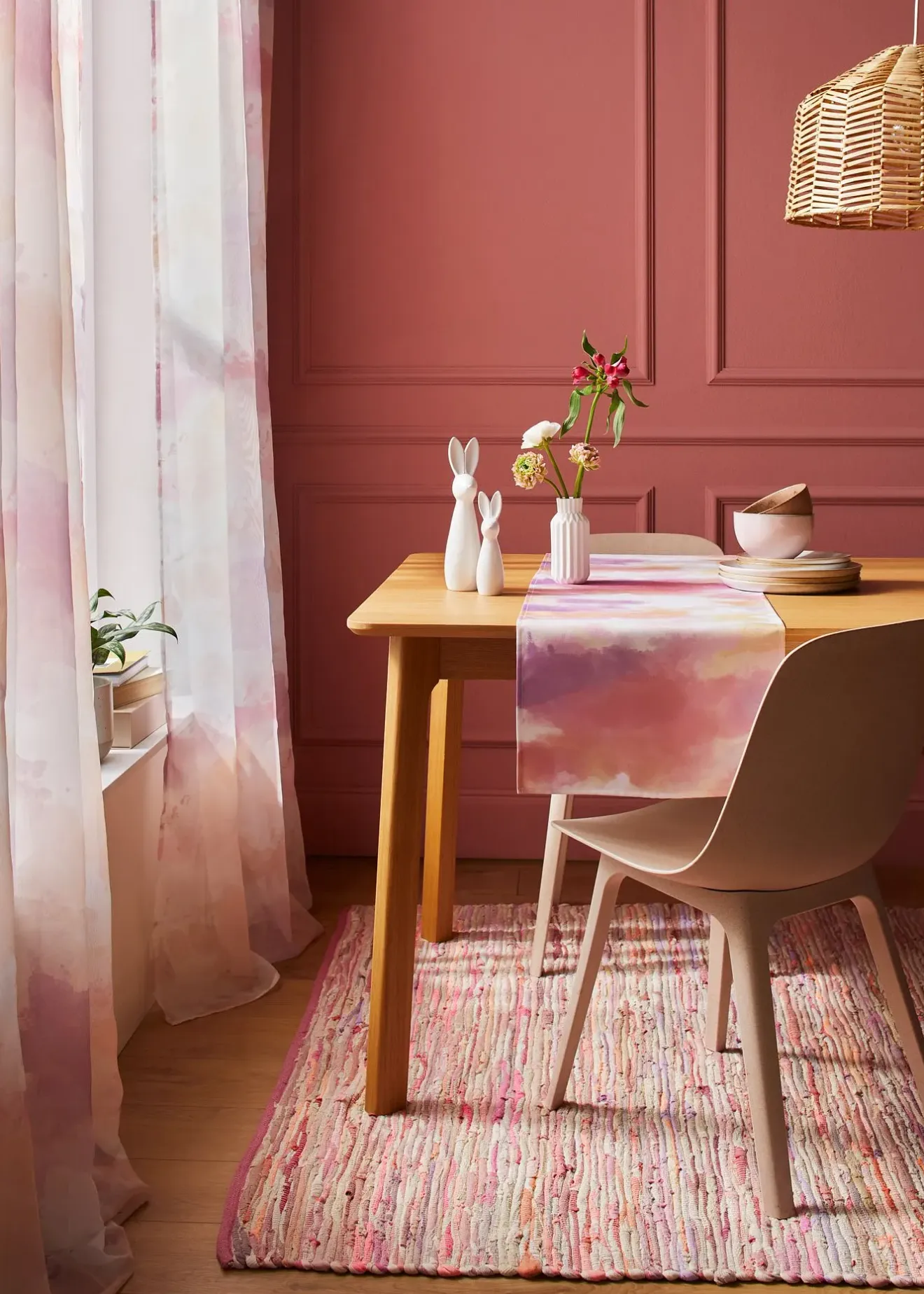 bonprix Lot de 2 voilages imprimés| Salon·Rideaux & Voilages|Voilages