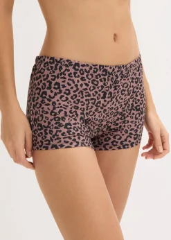 Femme bonprix Bas|Lot de 4 boxers femme en microfibre lisse