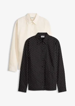 Femme bonprix Chemisiers|Lot de 2 chemisiers