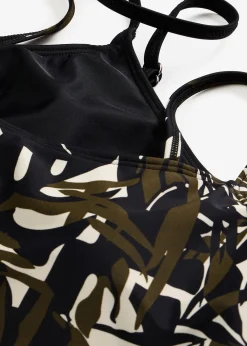 Femme bonprix Bikinis|Maillots Séparables|Lot de 2 hauts de bikini bustier, uni et imprimé