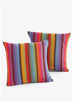 bonprix Lot de 2 housses de coussin rayées| Chambre À Coucher·Housses De Coussin & Co|Salon·Housses De Coussin