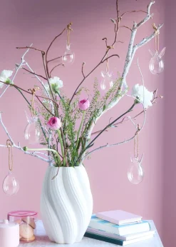 bonprix Lot de 6 lapins à suspendre en verre| Décoration Murale|Accessoires Déco