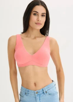 Femme bonprix Grands Bonnets D-H|Lot de 2 soutiens-gorge bralette coton sans armatures