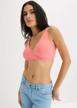 bonprix Lot de 2 soutiens-gorge bralette coton sans armatures|Femme Lingerie Coton|Soutiens-Gorge