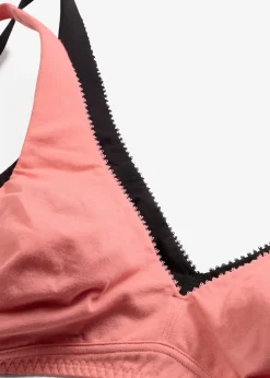 bonprix Lot de 2 soutiens-gorge bralette coton sans armatures|Femme Lingerie Coton|Soutiens-Gorge