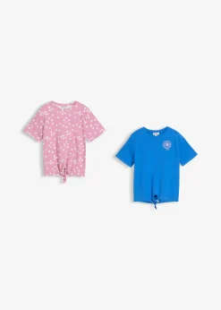 Enfant bonprix Vêtements Enfant|Filles 9-16 Ans·Lot De 2 Articles Et Plus|Lot de 2 T-shirts manches coude extensibles