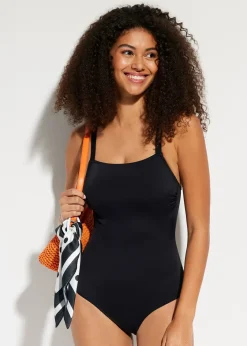 bonprix Maillot 1 pièce à encolure carrée|Femme Maillots De Bain Sport|Maillots 1 Pièce