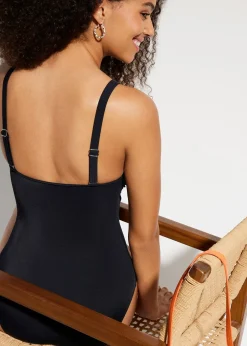 bonprix Maillot 1 pièce à encolure carrée|Femme Maillots De Bain Sport|Maillots 1 Pièce