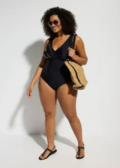 Femme bonprix Maillots 1 Pièce|Maillot 1 pièce à sequins