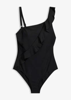 Femme bonprix Maillots 1 Pièce|Maillot 1 pièce asymétrique à bretelle amovible
