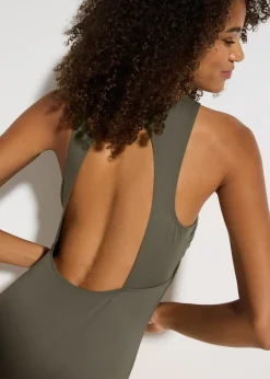 Femme bonprix Maillots 1 Pièce|Maillot 1 pièce avec dos échancré