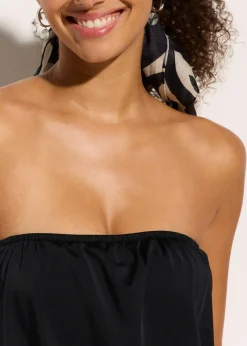 Femme bonprix Maillots 1 Pièce|Maillot 1 pièce bandeau à bretelles amovibles