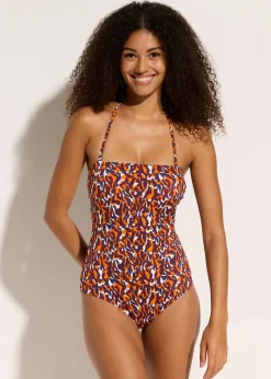 bonprix Maillot 1 pièce bandeau à bretelles multifonctions|Femme Maillots 1 Pièce