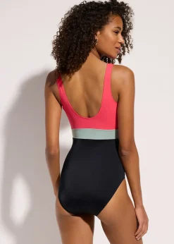 Femme bonprix Maillots De Bain Sport|Maillots 1 Pièce|Maillot 1 pièce séchage rapide, color-block