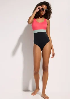 Femme bonprix Maillots De Bain Sport|Maillots 1 Pièce|Maillot 1 pièce séchage rapide, color-block