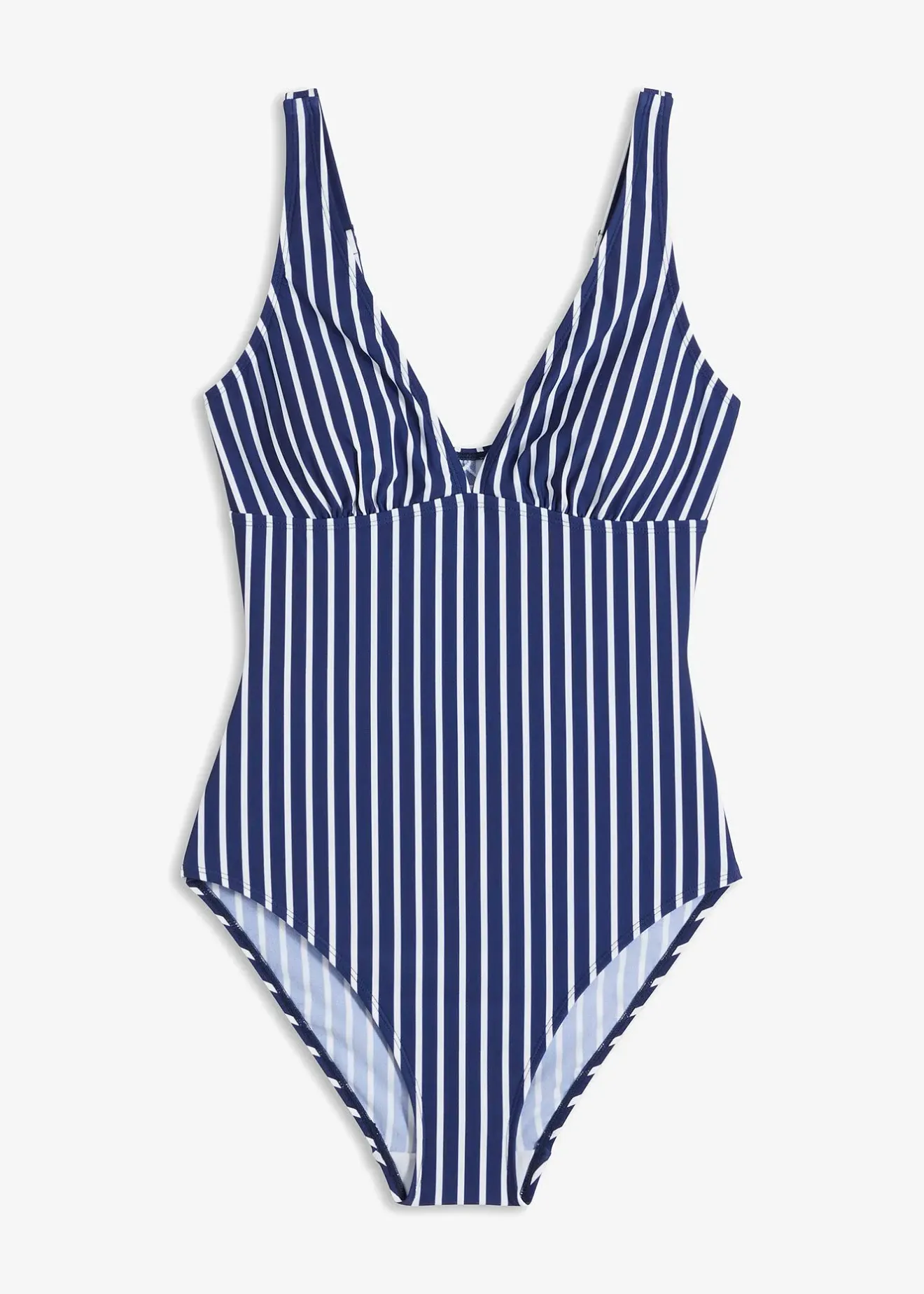 bonprix Maillot 1 pièce sculptant à décolleté plongeant, maintien modéré|Femme Maillots De Bain Gainants|Maillots 1 Pièce