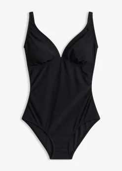 Femme bonprix Maillots De Bain Gainants|Maillots 1 Pièce|Maillot 1 pièce sculptant à encolure V, maintien léger