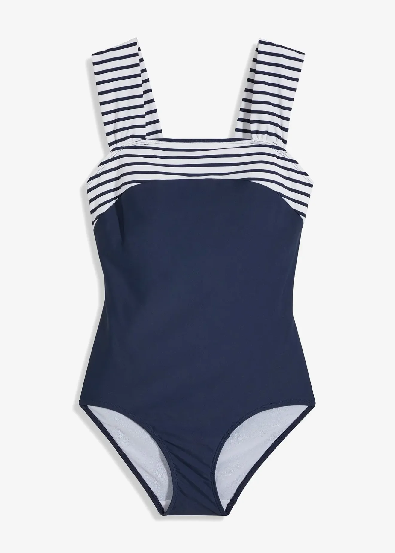 bonprix Maillot 1 pièce sculptant à bretelles larges, maintien modéré|Femme Maillots De Bain Gainants|Maillots 1 Pièce