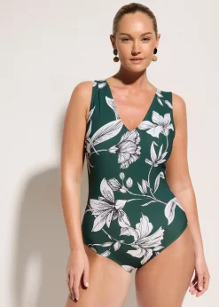 bonprix Maillot 1 pièce sculptant à larges bretelles, maintien léger|Femme Maillots De Bain Gainants|Maillots 1 Pièce