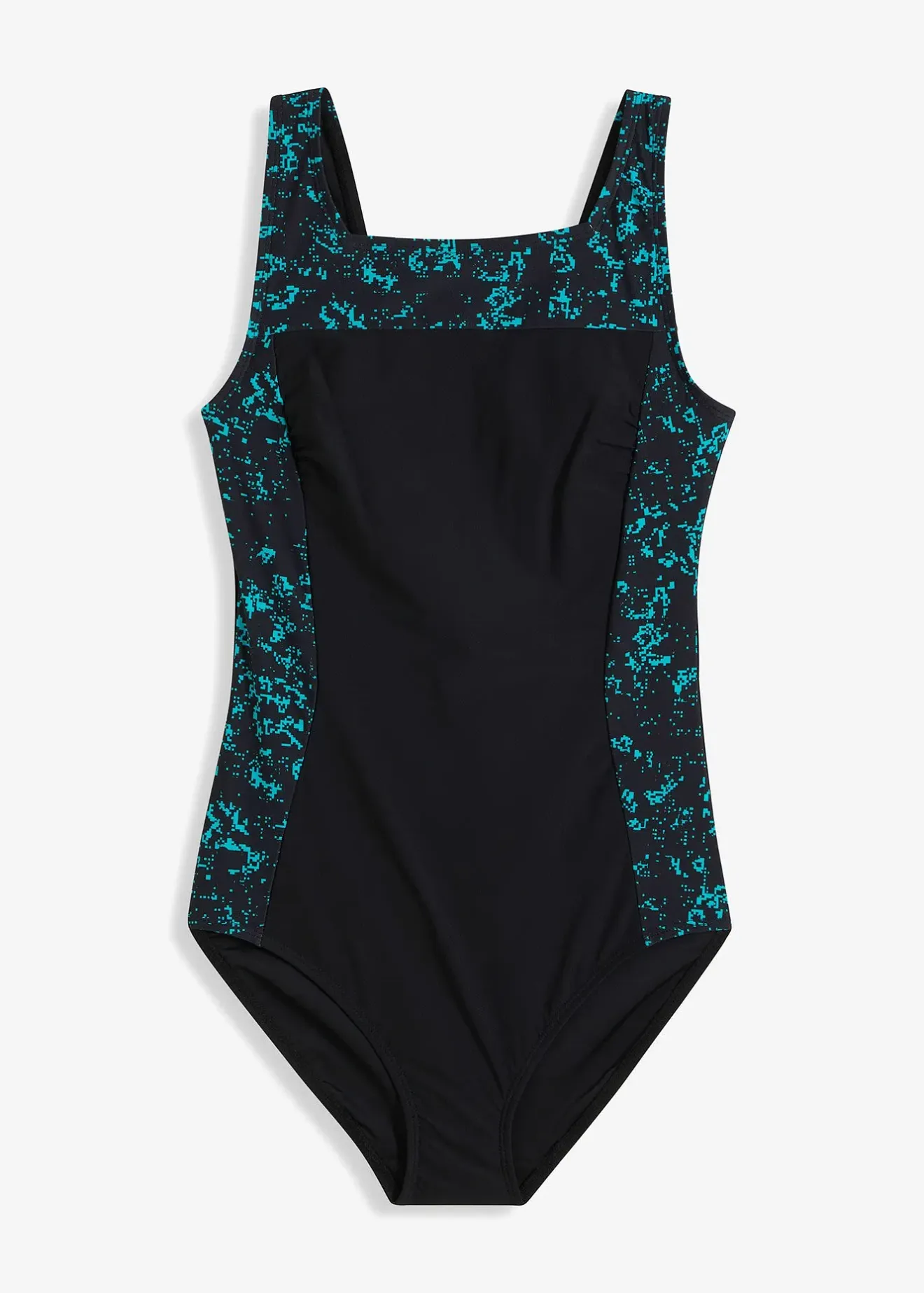 bonprix Maillot 1 pièce sculptant à encolure carrée, maintien modéré|Femme Maillots De Bain Sport|Maillots De Bain Gainants