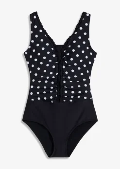 Femme bonprix Maillots De Bain Gainants|Maillots 1 Pièce|Maillot 1 pièce sculptant à fronces, maintien modéré