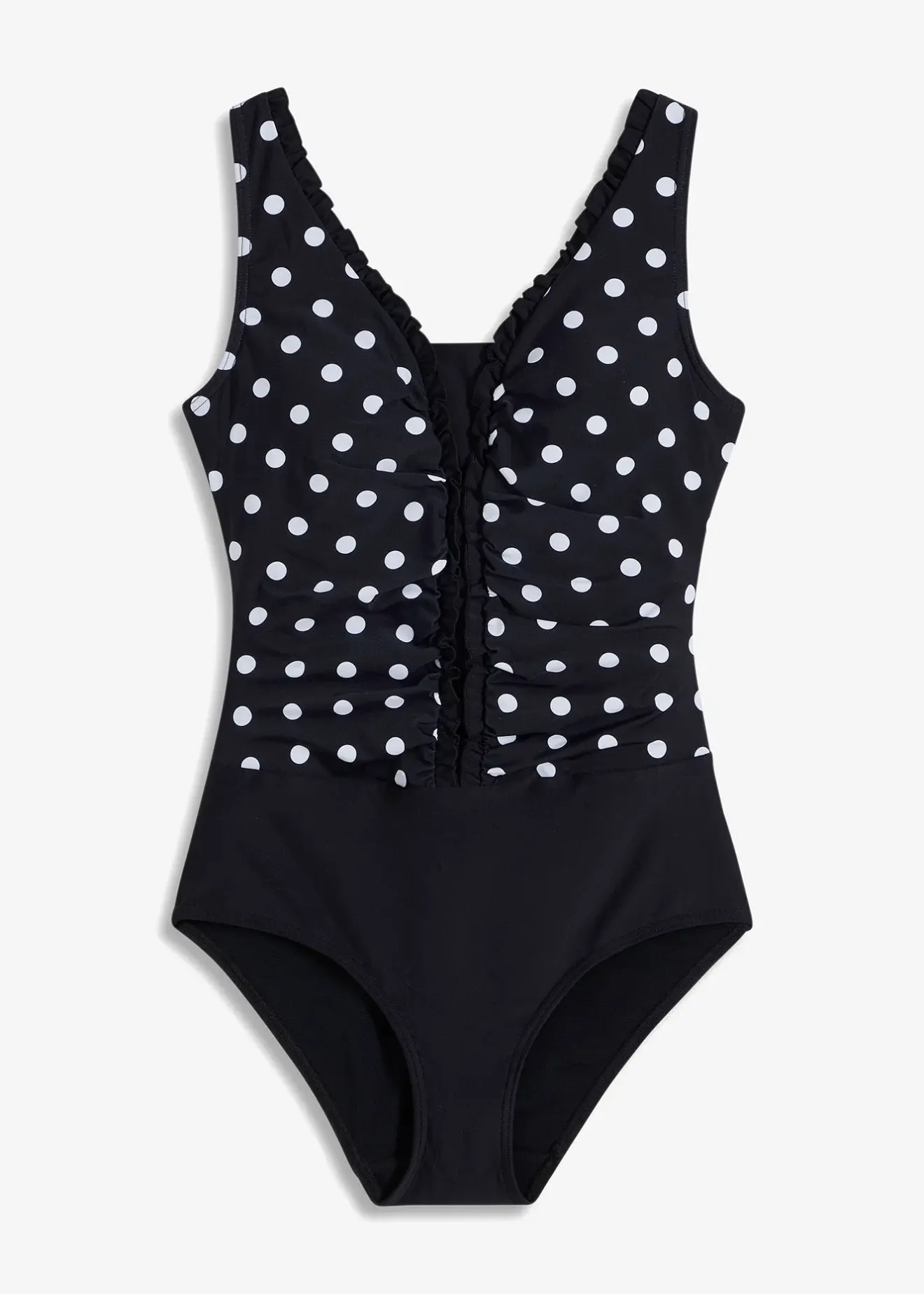 Femme bonprix Maillots De Bain Gainants|Maillots 1 Pièce|Maillot 1 pièce sculptant à fronces, maintien modéré