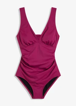 bonprix Maillot 1 pièce sculptant à bretelles larges, maintien modéré|Femme Maillots De Bain Gainants|Maillots 1 Pièce