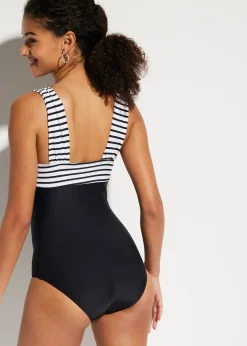 Femme bonprix Maillots De Bain Gainants|Maillots 1 Pièce|Maillot 1 pièce sculptant à bretelles larges, maintien modéré