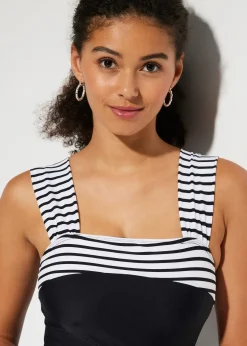 Femme bonprix Maillots De Bain Gainants|Maillots 1 Pièce|Maillot 1 pièce sculptant à bretelles larges, maintien modéré