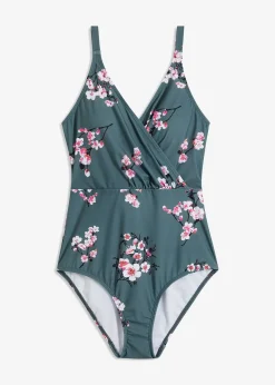 Femme bonprix Maillots De Bain Gainants|Maillots 1 Pièce|Maillot 1 pièce sculptant effet croisé, maintien léger