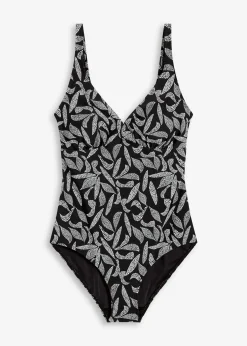 bonprix Maillot 1 pièce sculptant, maintien modéré|Femme Maillots De Bain Gainants|Maillots 1 Pièce