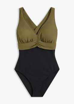 Femme bonprix Maillots De Bain Gainants|Maillots 1 Pièce|Maillot 1 pièce sculptant, maintien léger, encolure V