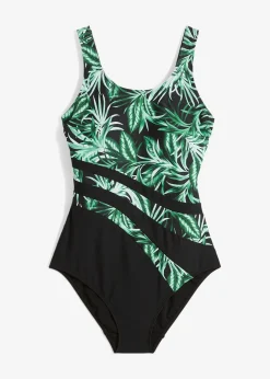 bonprix Maillot 1 pièce sculptant, maintien modéré|Femme Maillots De Bain Gainants|Maillots 1 Pièce